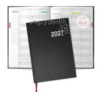 TOBJA Calendario A4 2026 - Planificación eficiente para hostelería, gastronomía, consultas y más | Libro de reservas, planificador de prácticas 2026 | 15 min de tiempo