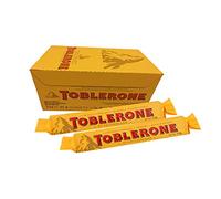 TOBLERONE 24 barras de chocolate con leche suizo y almendras, 24 x 35 g, originales
