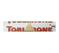 Toblerone Chocolate Blanco Suizo con Nougat de Miel y Almendras, Formato Grande, 340G, Formato Versión actual