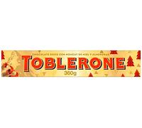 Toblerone - Chocolate con Leche Suizo y Nougat de Miel y Almendras Edición Navidad - Barra grande de 360 g