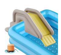 Tobogán Acuático Inflable para Piscina | Toboganes Anti-Vuelco de Parque Acuático al Aire Libre Juguete para Niños - Juegos Inflables para Uso en Suelo, Centro de Actividades Acuáticas,