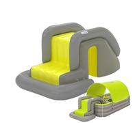 tobogán acuático para piscina - Tobogán acuático inflable para natación | Actividad de chapoteo de verano en el patio trasero, tobogen flotante duradero para exteriores | Para adultos Fiestas infantil