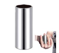 Tobogán de acero inoxidable para guitarra de metal para dedos y nudillos, diapositivas de cuello de botella para guitarra eléctrica, bajo, guitarra acústica y otros instrumentos de cuerda (6 cm)