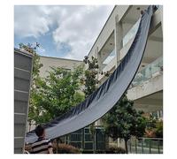 Tobogán de Carga y Descarga de Lona Plegable: tobogán de manipulación de Carga Resistente a la Intemperie for Descarga a Gran altitud(Black,13x2m)