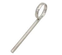 Tobogán de cobre de 84 mm de longitud para piezas de trompeta, accesorios de repuesto, soporte de dedo plateado para Euphonium