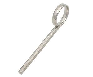 Tobogán de cobre de 84 mm de longitud para piezas de trompeta, accesorios de repuesto, soporte de dedo plateado para Euphonium