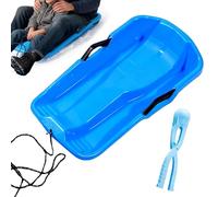 Tobogán de nieve - Snowsled Board | Equipo ligero para nieve hierba y arena, 1 pieza antideslizante para niños y adultos, color azul