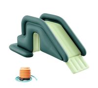Tobogán de Piscina para Instalación en Suelo, Tobogán Inflable Paso, Parque Acuático Juguete Deslizante, Agua Divertidos Verano Piscina Fiesta Suministros para Niños
