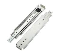 Tobogán deslizante de 76 mm ancho con cojinetes for gabinetes, cajones y vagones carga(10 inches)