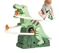 Tobogán Dinosaurio | Juguete Eléctrico Escaleras con Música,Equipo De Juego para Niños Y Niñas con Persecución Y Subida Al Agua, Juguete para Halloween