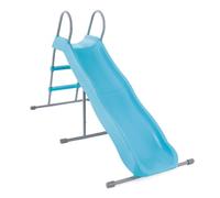 Intex Tobogán Infantil, Azul, 84x196x119 cm, 2 escalones, Pata estabilizadora, Estructura de Acero, Superficie Lisa de PVC, Toboganes para niños, Juegos Exterior, Juguete para 3-10 años (59005)