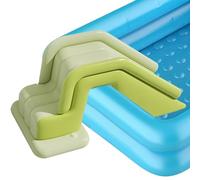 Tobogán inflable plegable para niños, cómodo y familiar, montaje rápido seguro, para parque acuático, jardín, ocio, cumpleaños, utilidad exterior e interior elegante