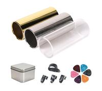 Tobogán para guitarra, 1 diapositiva de cuello de botella, 7 x 7 x 4,5 cm, accesorio ligero de mejora de de 60 mm para principiantes y músicos, guitarras eléctricas y acústicas