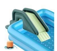 Tobogán Piscina para Piscinas de Tierra | Toboganes Resistentes al Vuelco para Diversión en Parques Acuáticos de Exterior,Juegos Inflables para Uso en Suelo, Centro de Actividades Acuáticas,