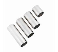 Toboganes de Guitarra de Acero Inoxidable Premium para un Conjunto de Control de Tono de Guitarra Eléctrica de 4 Barras de Tobogán de Tubo de Cilindro Resistente y sin óxido para un Sonido y