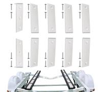 Toboganes de Remolque para literas, Almohadillas deslizantes para Remolque, construcción Resistente, Almohadillas deslizantes para esquís de mar, Barcos de, pontón Inferior sin Pintar, punts