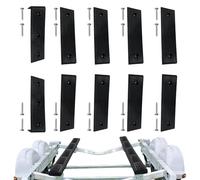 Toboganes para Barcos - Toboganes de Suelo para remolques Enders - Heavy Duty Boat Trailer para pontones de Suelo sin Pintar, punts, Marinos y Barcos de