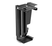 Toboli Wiltec Soporte de Ordenador bajo Mesa Ajuste Continuo Ancho y Altura, Giratorio en 360° para CPU Torre PC hasta 10 kg