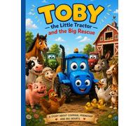 Toby the Little Tractor and the Big Rescue: A Read-and-Color Adventure About Courage, Friendship and Believing in Yourself