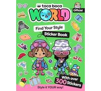 Toca Boca Find Your Style Sticker Book: a stylish sticker book based on the popular iPad app for kids. The perfect gift for kids 6 and up! NEW for Summer 2026!