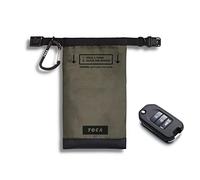 TOCA Bolsa Faraday Portátil - Bloqueador RFID/Anti-Rastreo, Protección Privacidad para Móvil, Laptop y Llaves Coche, Resistente al Agua-15x8cm