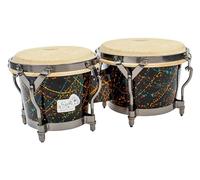 Toca Bongo Erik Piza 7« & 9» Negro Brillante/Salpicaduras de Color 5200-EPSP