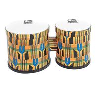 Toca Bongo Set - Serie Freestyle - 5" y 6" - Altura 6" - Cuerpo de PVC - TF2B-K - Kente Cloth