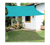 Toca de Sombra 2x3m Sun Shade Vail Impermeable Rectángulo Toldo de Protector Solar con Cuerda Gratis para la Playa de Patio de jardín de cenadas, Varios tamaños - Azul del Lago