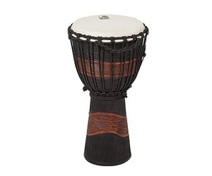 TOCA Djembe 10" Street Series tallado a mano, piel de cabra TSSDJ-MB Black Stain