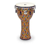 Djembe Freestyle Afinado Mecánicamente Tela de Kente SFDMX-14KB