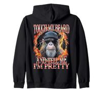 Toca mi Barba y Dime Que Soy Bastante Divertido Bootleg Dad Sudadera con Capucha