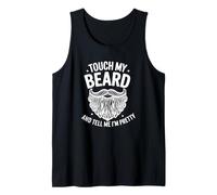 Toca mi Barba y Dime Que Soy Bonita - Funny Beard Camiseta sin Mangas