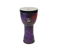 TOCA Nesting Drums Freestyle II Kente Cloth (tambores de PVC resistentes a la intemperie, para interior y exterior, ligeros, para educación musical y terapia, diámetro: 12"), Woodstock Purple