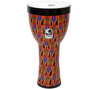 TOCA Nesting Drums Freestyle II (tambor de PVC resistente a la intemperie, para interior y exterior, ahorra espacio, ligero, para educación musical y terapia, diámetro: 10"), Tela Kente