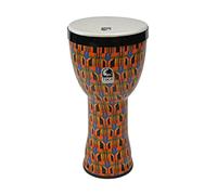 TOCA Nesting Drums Freestyle II (tambores de PVC ligeros y resistentes a la intemperie para uso interior y exterior en educación musical y terapia, diámetro: 12"), tela Kente