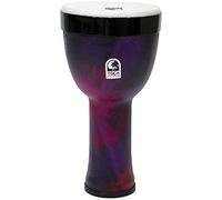 TOCA Nesting Drums Freestyle II (tambores de PVC resistentes a la intemperie, para interior y exterior, ahorran espacio, ligeros, para educación musical y terapia, diámetro: 8"), Woodstock Purple