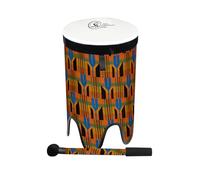 Toca Nesting Drums Freestyle II Tom Tom, Tamaño 12", Tela Kente, TSSNT-12K-FDP
