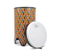 Toca Nesting Drums Freestyle II Tubadora - Tela Kente TSSTB-14K-FT de 35,5 x 61 cm