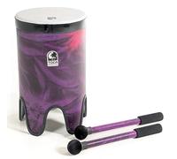 TOCA Nesting Drums Tom Tom Freestyle II (tambores de PVC resistentes a la intemperie, para interior y exterior, ligeros, para educación musical y terapia, diámetro: 14"), Woodstock Purple