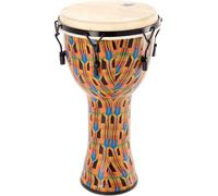 Toca TO803259 - Djembe Freestyle Mechanically Tuned, 12'', afinación mecánica, color Kente Cloth