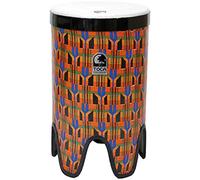 TOCA Tambores nido Tom Tom Freestyle II (tambores de PVC resistentes a la intemperie, para interior y exterior, ahorran espacio, ligeros, para educación musical y terapia, diámetro: 12"), Tela Kente