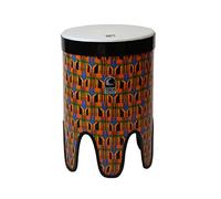 TOCA Tambores nido Tom Tom Freestyle II (tambores de PVC resistentes a la intemperie, para interior y exterior, ligeros, para educación musical y terapia, diámetro: 16"), tela de Kente