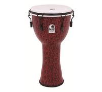 Toca TO809238 Djembe Freestyle II, parche sintético, afinación mecánica, Mech. Tuned,Red Mask, 12"