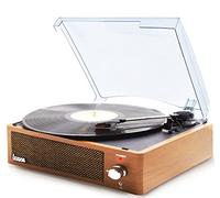 Tocadisco XN092 Lauson Función Grabación Encoding PC-Link | Tocadiscos de Vinilo Vintage con Bluetooth y Altavoces Incorporados | Reproductor de Vinilo 3 Velocidades 33, 45, 78 | (Roble)