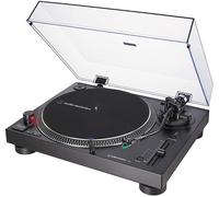 Tocadiscos - Audio Technica AT-LP120XUSBBK, 3 velocidades, 50 dB, Aluminio fundido, DC servo motor, Negro