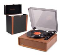 Tocadiscos Audizio Laredo 160 W RMS Bluetooth RCA con maleta RC37