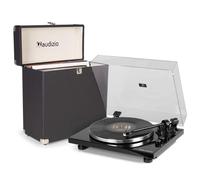Tocadiscos Audizio Toledo Bluetooth RCA tracción por correa 33/45 RPM con maleta RC32