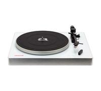 TOCADISCOS BLUETOOTH AIWA APX-680BT WHITE ALTA PRECISION BT 5.0 PLATO DE METAL 27.5cm TRES VELOCIDADES 33, 1/3 ,45 RPM LECTOR GRABADOR USB/SD APX-680BT/WT