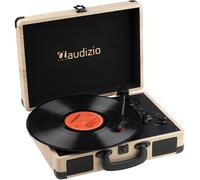 Tocadiscos Bluetooth In/Out 33/45/78 RPM Madeira Clara (RP116LW) - AUDIZIO