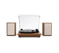 Tocadiscos Bluetooth Victrola VM-135-OAK-INT, 3 Velocidades, Madera, Altavoces Estéreo, RCA, 20W RMS